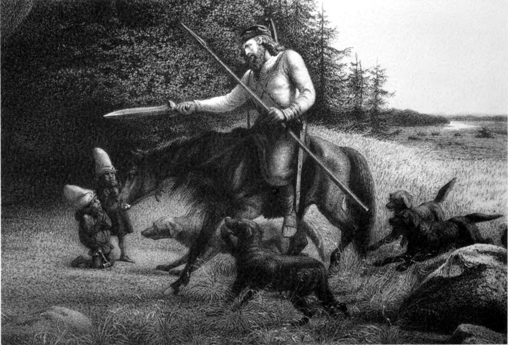 King Svafrlame Secures the Sword Tyrfing